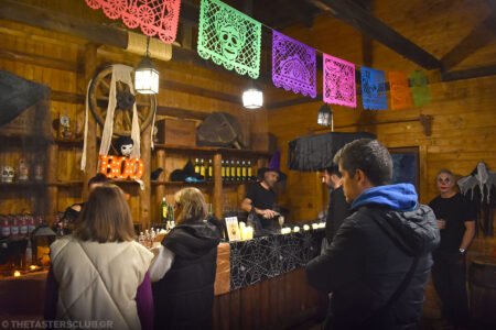 spooky cocktails party at the ranch with Cutty Sark whisky and Sierra tequila