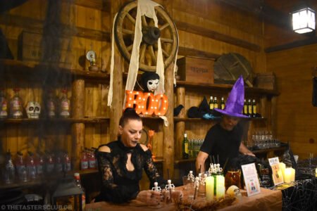 spooky cocktails party at the ranch with Cutty Sark whisky and Sierra tequila