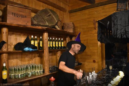 spooky cocktails party at the ranch with Cutty Sark whisky and Sierra tequila