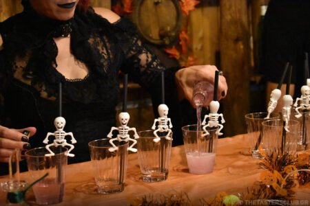 spooky cocktails party at the ranch with Cutty Sark whisky and Sierra tequila