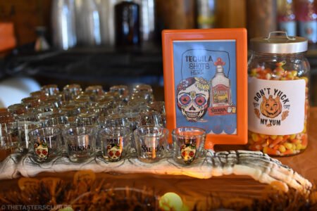 spooky cocktails party at the ranch with Cutty Sark whisky and Sierra tequila