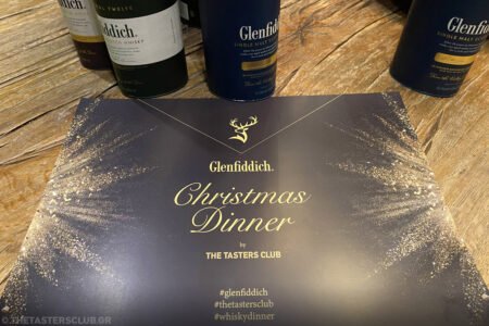 The Tasters Club Glenfiddich Christmas whisky dinner