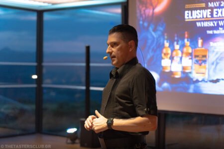 The Tasters Club ELUSIVE EXPRESSIONS Whisky Weekend Costa Navarino 2023 Yiannis Milionis