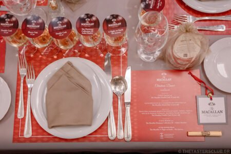 The Tasters Club Macallan Christmas whisky dinner