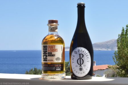 Whiskey & Beer - A Love Affair Ftelos Brewery The Φ Project Barrel Aged Imperial Stout and Hinch Craft & Casks Imperial Stout Cask Finish