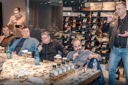 The Tasters Club Tasting Day 82 Bladnoch The Dragon Series whisky tasting Yiannis Milionis Petros Charizopoulos