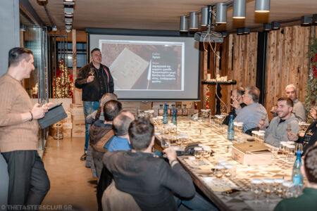 The Tasters Club Tasting Day 82 Bladnoch The Dragon Series whisky tasting Yiannis Milionis Petros Charizopoulos