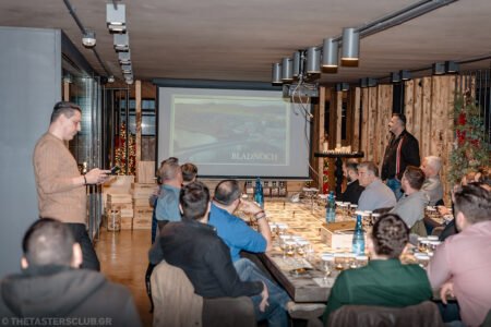 The Tasters Club Tasting Day 82 Bladnoch The Dragon Series whisky tasting Yiannis Milionis Petros Charizopoulos