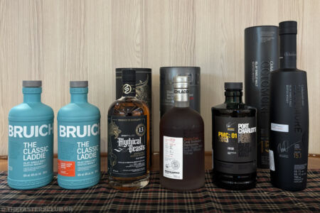 The Tasters Club Tasting Day 87 Bruichladdich whisky tasting at Grande Bounty