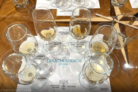 The Tasters Club Tasting Day 87 Bruichladdich whisky tasting at Grande Bounty