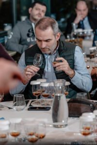 The Tasters Club Diplomatico rum masterclass with Maestro Ronero Nelson Hernandez.