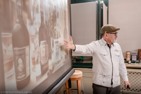 The Tasters Club Diplomatico rum masterclass with Maestro Ronero Nelson Hernandez.