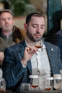 The Tasters Club Diplomatico rum masterclass with Maestro Ronero Nelson Hernandez.