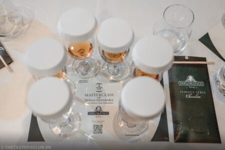 The Tasters Club Diplomatico rum masterclass with Maestro Ronero Nelson Hernandez.