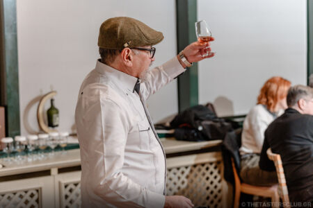 The Tasters Club Diplomatico rum masterclass with Maestro Ronero Nelson Hernandez.