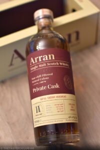 The Tasters Club Tasting Day 91 Arran whisky tasting Arran 11 yo Private Cask for Greece