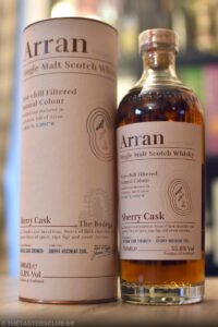 The Tasters Club Tasting Day 91 Arran whisky tasting Arran Sherry Cask - The Bodega