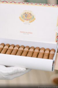 The Aficionados’ Series at Colonial restaurant in Golf Privé. Ramon Allones cigars.