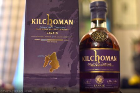 The Tasters Club Tasting Day 92 Kilchoman whisky tasting. Kilchoman Sanaig.