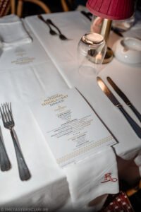 The Tasters Club National Tequila Day dinner by Cincoro Tequila