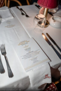 The Tasters Club National Tequila Day dinner by Cincoro Tequila