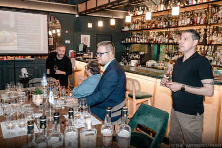 The Tasters Club Tasting Day 95 25 years Compass Box anniversary whisky tasting. Pierre-Marie Bisson, Yiannis Milionis.