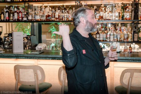 The Tasters Club Tasting Day 95 25 years Compass Box anniversary whisky tasting.Pierre-Marie Bisson.