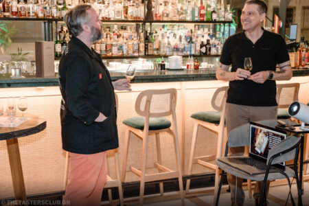 The Tasters Club Tasting Day 95 25 years Compass Box anniversary whisky tasting. Pierre-Marie Bisson, Yiannis Milionis.