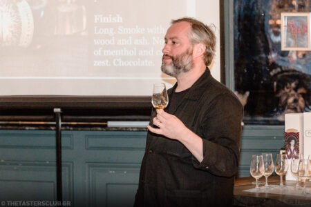 The Tasters Club Tasting Day 95 25 years Compass Box anniversary whisky tasting. Pierre-Marie Bisson.