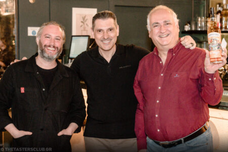 The Tasters Club Tasting Day 95 25 years Compass Box anniversary whisky tasting. Pierre-Marie Bisson, Yiannis Milionis.