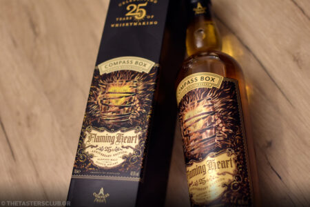 The Tasters Club Tasting Day 95 25 years Compass Box anniversary whisky tasting Flaming Heart 25th Anniversary
