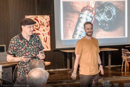 The Tasters Club Tasting Day 96 Halloween whisky tasting. Yiannis Milionis and Themos Kontodimas.