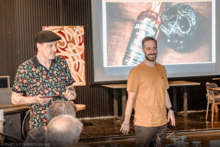 The Tasters Club Tasting Day 96 Halloween whisky tasting. Yiannis Milionis and Themos Kontodimas.