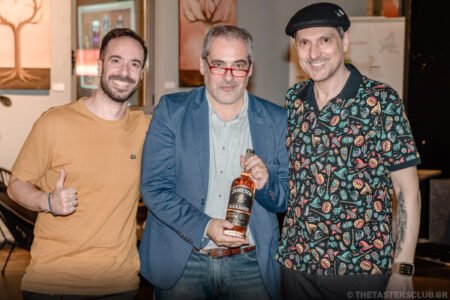 The Tasters Club Tasting Day 96 Halloween whisky tasting. Yiannis Milionis and Themos Kontodimas.