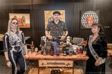 The Tasters Club Tasting Day 96 Halloween whisky tasting. Yiannis Milionis and Vassiliki Chrisovitsioti.