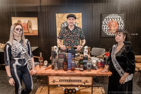 The Tasters Club Tasting Day 96 Halloween whisky tasting. Yiannis Milionis and Vassiliki Chrisovitsioti.