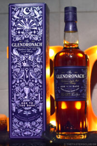 The Tasters Club Tasting Day 96 Halloween whisky tasting. Glendronach Ode to the Dark.
