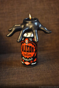 The Tasters Club Tasting Day 96 Halloween whisky tasting. Strange Brew Alison Helles Octoberfest Lager.