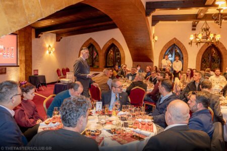 The Tasters Club celebrating 100 Tasting Days with The Dalmore whisky and XMAS Dinner. Yiannis Milionis.