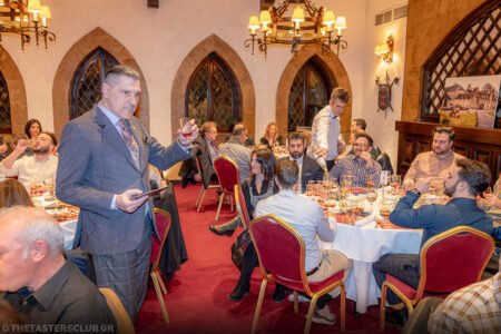 The Tasters Club celebrating 100 Tasting Days with The Dalmore whisky and XMAS Dinner. Yiannis Milionis.