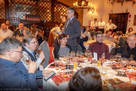 The Tasters Club celebrating 100 Tasting Days with The Dalmore whisky and XMAS Dinner. Yiannis Milionis.