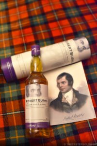 The Tasters Club Tasting Day 102 Robert Burns Night 2026. Arran Robert Burns Blended Whisky.