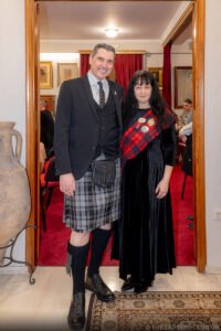 The Tasters Club Tasting Day 102 Robert Burns Night 2026. Yiannis Milionis and Vassiliki Chrisovitsioti.