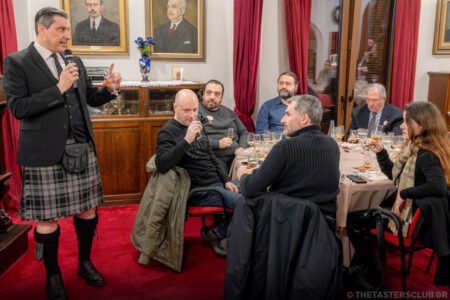 The Tasters Club Tasting Day 102 Robert Burns Night 2026. Yiannis Milionis.
