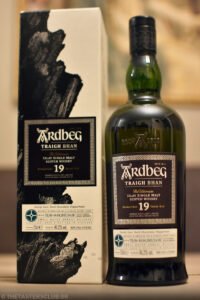 The Tasters Club Tasting Day 101 Ardbeg whisky tasting. Ardbeg TRAIGH BHAN Batch 6 19 yo.