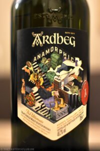 The Tasters Club Tasting Day 101 Ardbeg whisky tasting. Ardbeg ANAMORPHIC.