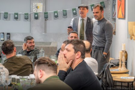 The Tasters Club Saint Patrick’s Tasting Day with Teeling. Yiannis Milionis and Panos Kanavetas.