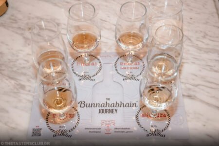 The Tasters Club Tasting Day 104 Bunnahabhain whisky tasting.