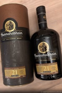The Tasters Club Tasting Day 104 Bunnahabhain whisky tasting. Bunnahabhain 21 yo 2025 edition.