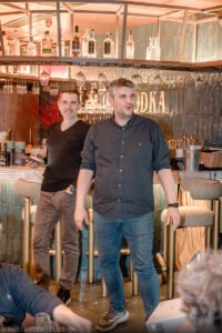 The Tasters Club Tasting Day 104 Bunnahabhain whisky tasting. Yiannis Milionis and Simos Tagaras.